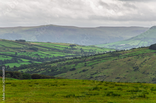 Фотография View of Glens of Antrims showing the beautiful rolling countryside and farmland
