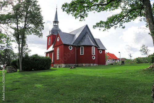 Fotografie Church lawn garden