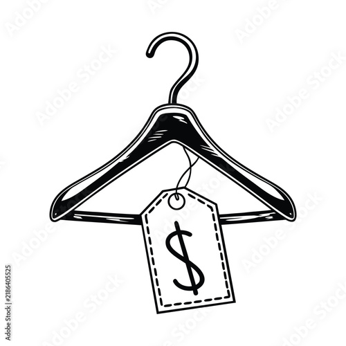 Fashion Shopping Hanger Price Tag Clipart