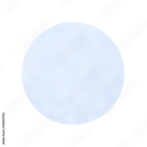 Transperent blue circle isolated on transperent background.