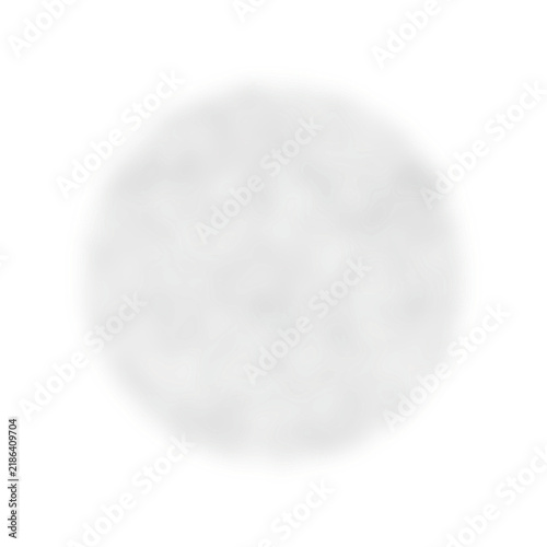 Transperent blurred black circle element isolated on transperent background.