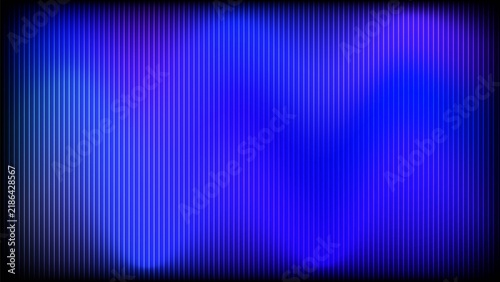 Abstract Neon Blue Fluted Glass Background With Glowing Purple Vertical Lines, Vibrant Cyber Digital Wave Texture, Modern Technology Backdrop For Creative Graphic Design And Futuristic Wallpaper
