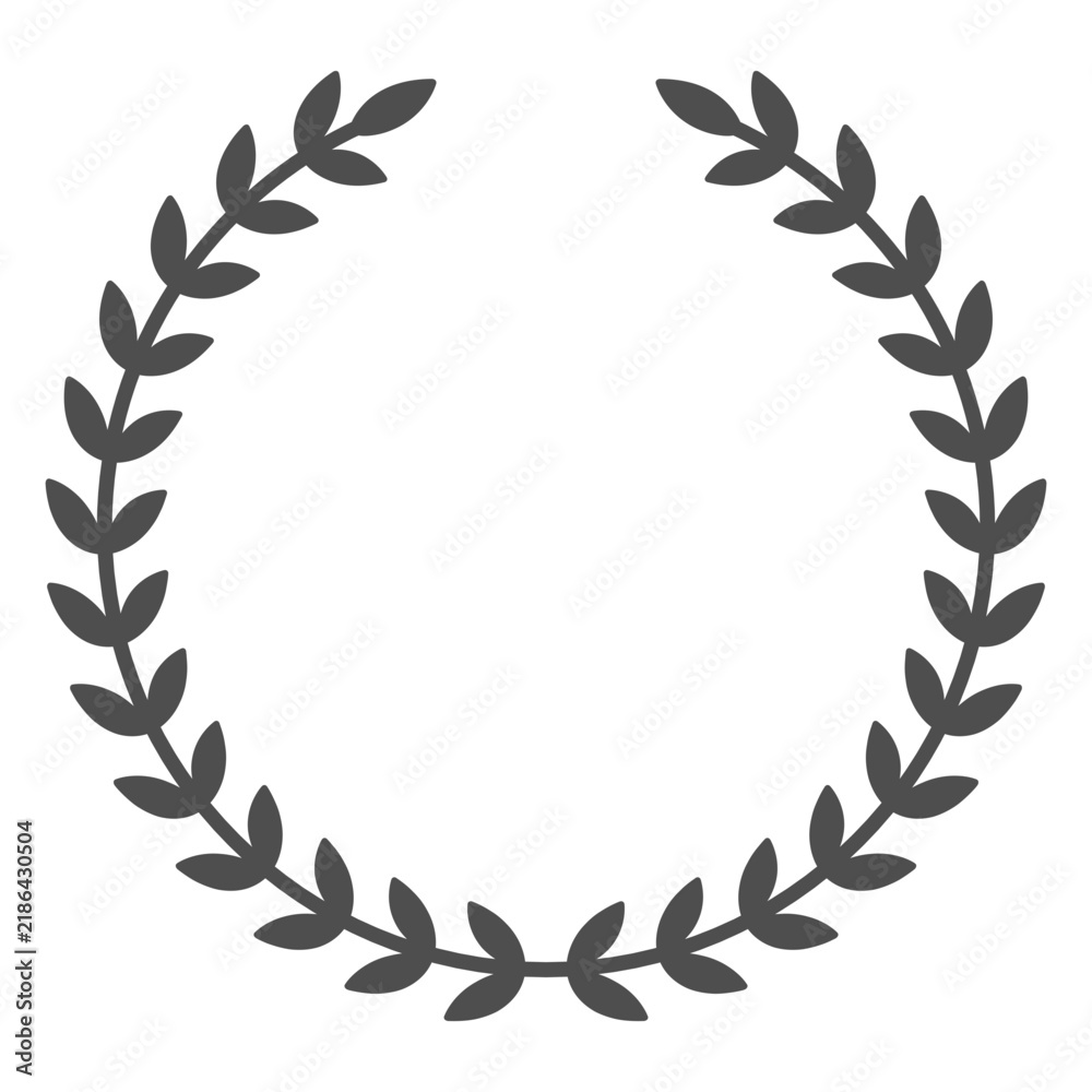 Obraz premium Wreath disruption leaves
