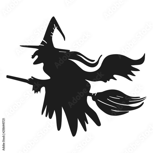 Halloween witch silhouette halloween