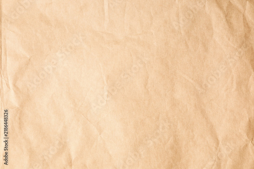 crumpled craft brown paper texture