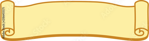 Horizontal Vintage Chinese Scroll Text Title Name Frame