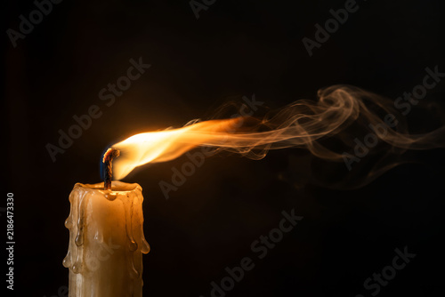 Candle Flame in a Draft – Hope and Resilience