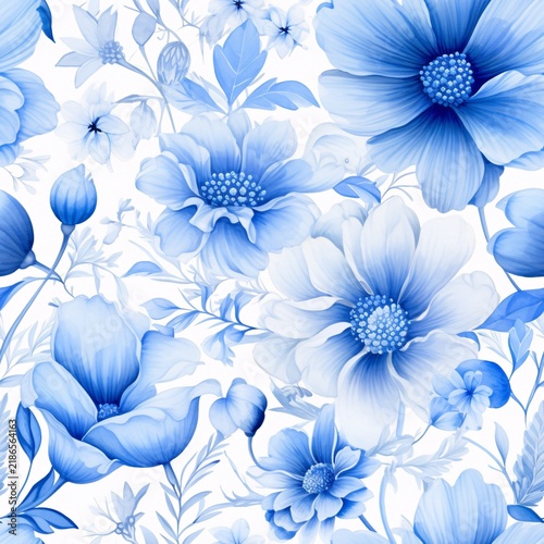 Watercolor Flower Seamless Pattern, Watercolor Flower Digital paper, Abstract Flower Pattern, Floral Seamless Pattern, Watercolor Flower Background, Flowers Pattern
