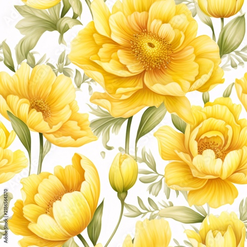 Watercolor Flower Seamless Pattern, Watercolor Flower Digital paper, Abstract Flower Pattern, Floral Seamless Pattern, Watercolor Flower Background, Flowers Pattern