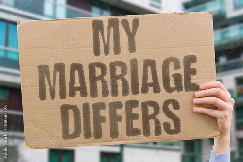 Fotografie "My Marriage Differs" Rejecting conventional relationship models for personal authenticity