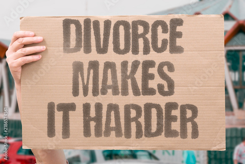 Obraz na plátně "Divorce makes it harder" Life changes complicate visa application eligibility status
