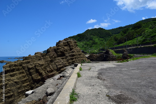 Canvastavla 塩俵岩 塩俵を積み重ねたような奇観 山形県庄内