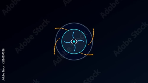 Geothermal Organic Rankine Cycle ORC Radial Inflow Expander Turbine Loop Animation