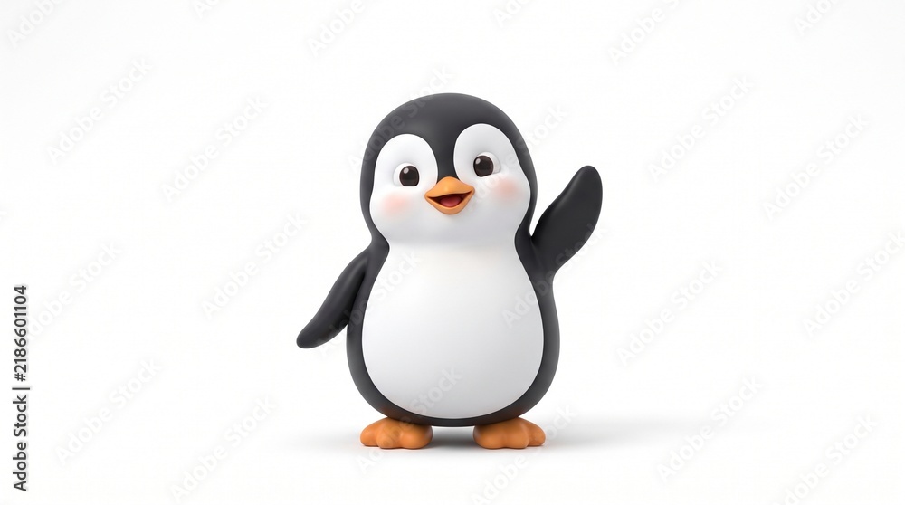 Fototapeta premium Cute Penguin Mascot