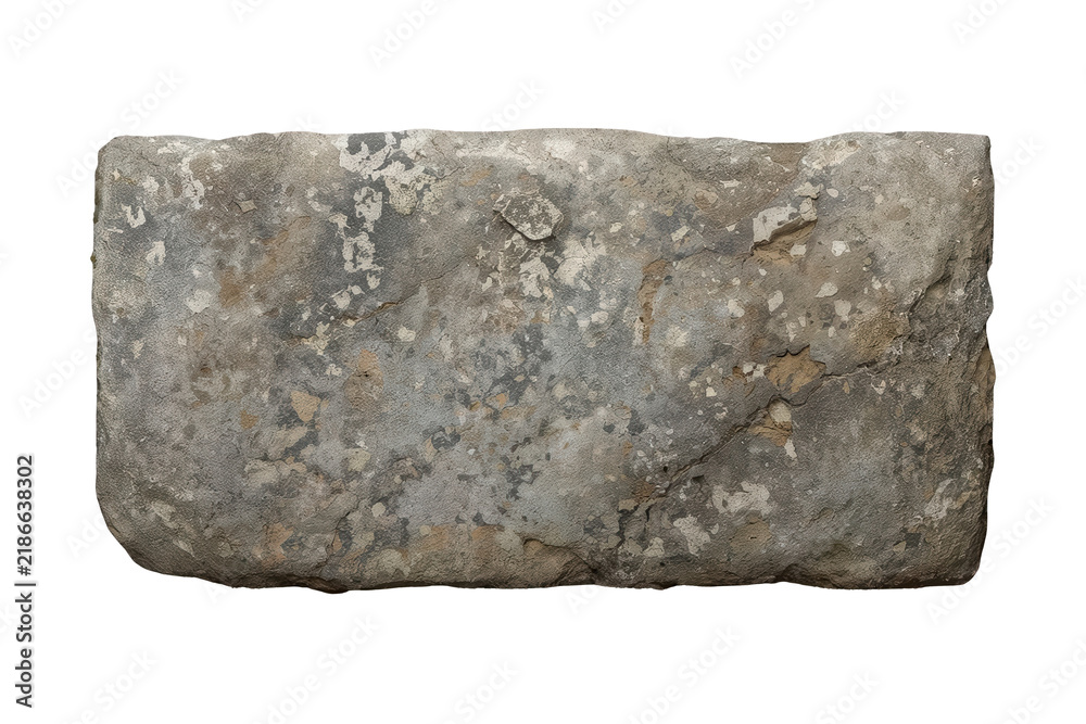 Obraz premium Rough Rectangular Natural Stone Slab