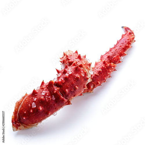 Delicious fresh crab leg seafood gourmet food appetizing
