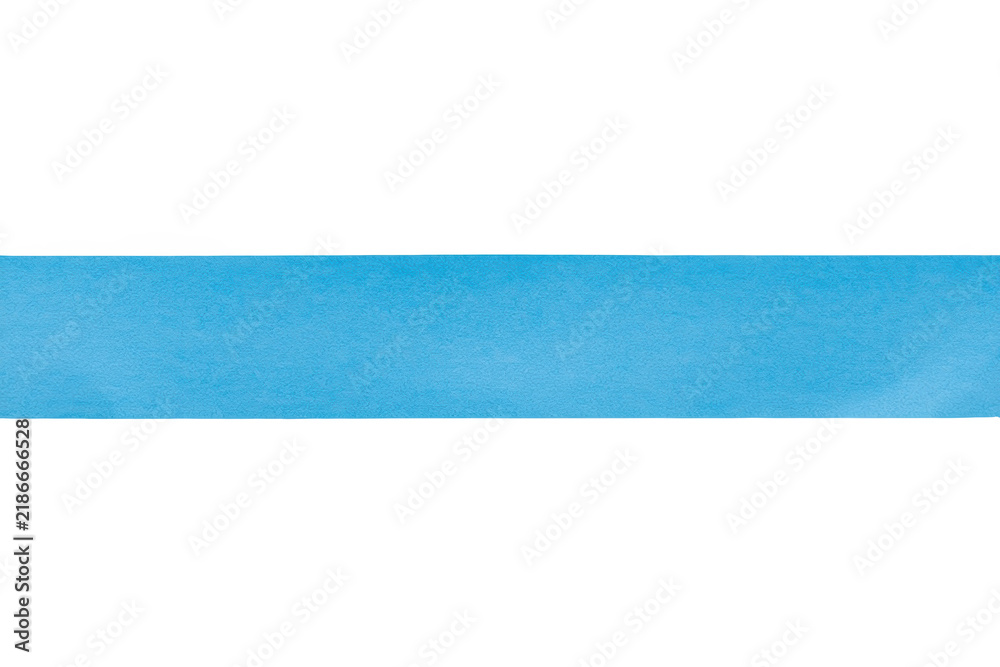 Obraz premium Wide blue masking tape strip