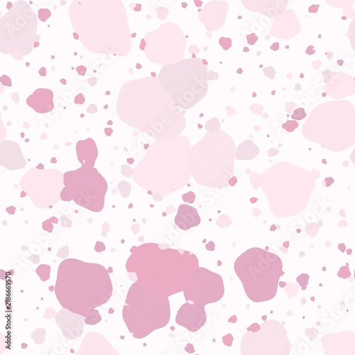 Canvas Print Seamless pink and white abstract pattern design