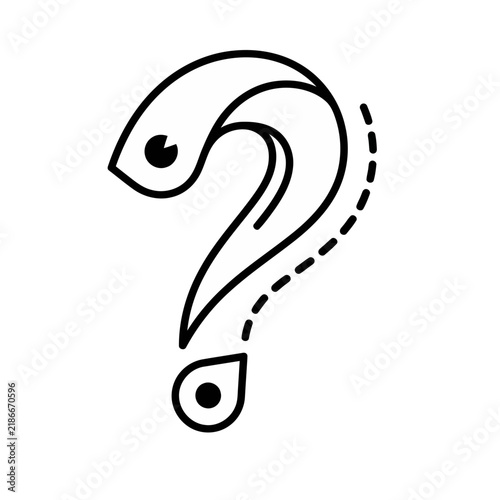 Question Mark with Eye and Dot