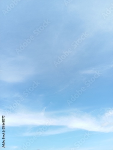blue sky with clouds