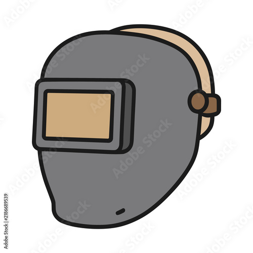Welding mask icon