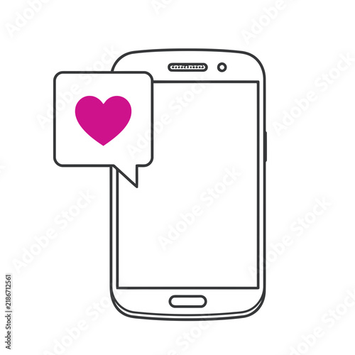 Smartphone with heart notification