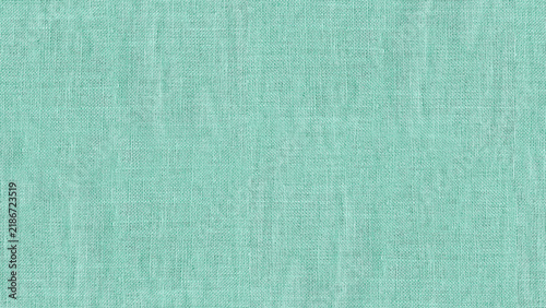 Foto Emerald green linen fabric texture background with 16:9 aspect ratio for widescreen wallpaper