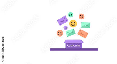 Customer Feedback and Compliant Communication Vector Illustration