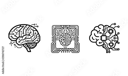 human brain sketch
