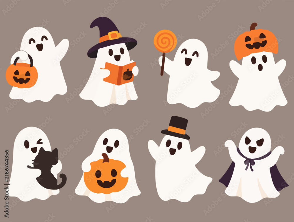 Obraz premium Playful Halloween Characters For Seasonal Campaigns