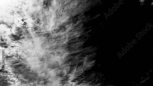 Moody Black and White Cloudscape Nature Timelapse Video
