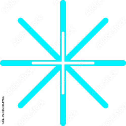 Electric Neon Spark Icon Design For Cyberpunk Technology Interface Background And Modern Digital Software Application