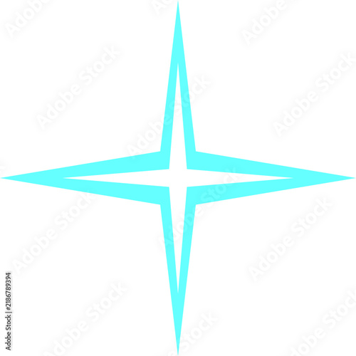 Electric Neon Spark Discharge Icon Isolated on Dark Background for High Voltage Energy Symbolism Design