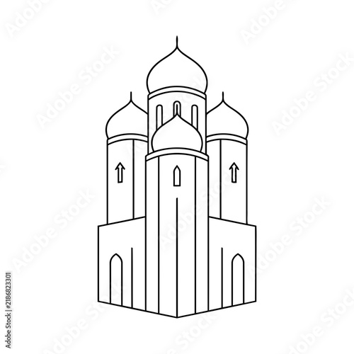 Orthodox Church Building Icon