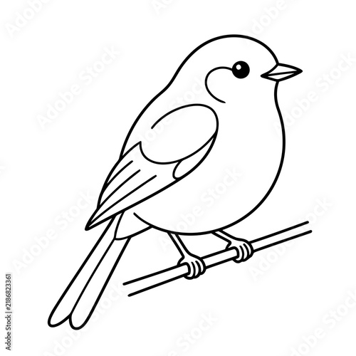 Simple Bird Illustration