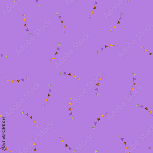 Fotografie pattern witchy halloween garland cartoon