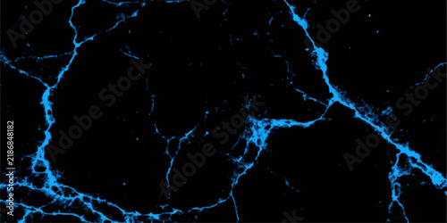 Blue Water Splash on Black Background with Bright Liquid Waves, Dynamic Motion, Energy, Digital Light, Abstract 3D Explosion and Futuristic Night Design