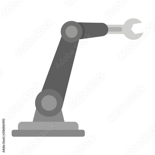 Robot Arm With Wrench For Repair And Maintenance