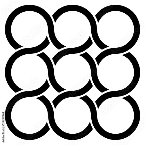 Minimalist vector illustration of three rows of three inte set with simple line art design featuring sketches, drawings, vector graphics with minimalist and simple illustrations