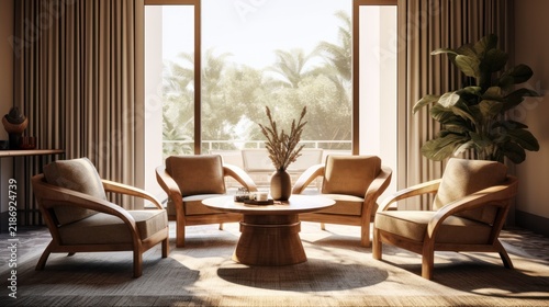 Cozy Living Room with Natural Light and Comfortable Seating.