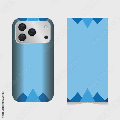 Back cover design of cellphone with elegant concept