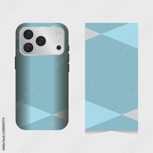 Back cover design of cellphone with elegant concept