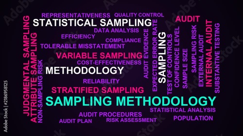 Sampling Methodology Word Cloud