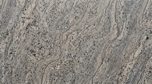 High-Resolution Close-up View of Natural White Granite Stone Texture Surface