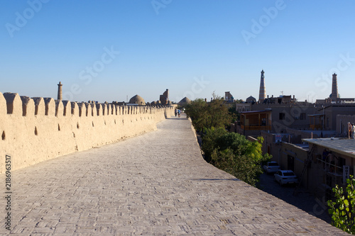 Remparts de la ville de Ville de Khiva, Ouzbékistan