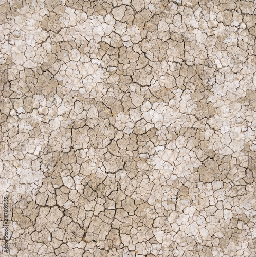 Cuadro en lienzo dry cracked saline land natural background