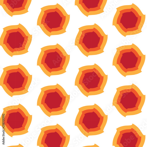 3d animated fire ball shape vector pattern design
