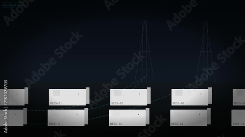Industrial Battery Energy Storage System Grid Connection Data Visualization
