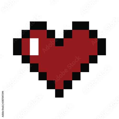 pixel heart pixel art