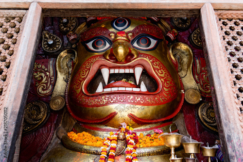 Sweta Bhairav | Kathmandu Durbar square | Iconic statue in Basantapur
